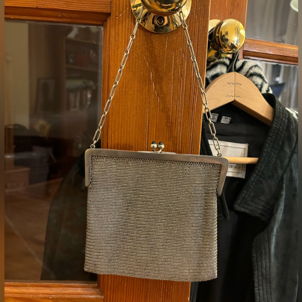 Sterling Silver Mesh Purse